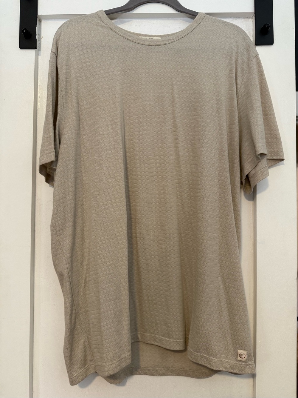 Marine Layer Taupe Short-Sleeve Crewneck Tee